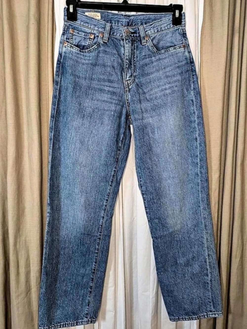 Levi Strauss & Co. Men's Straight Jeans Blue Waist 28 Length 30